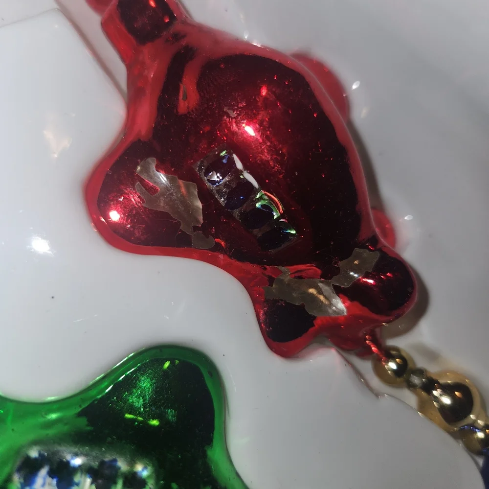 Christopher Radko-Style Vintage Glass Airplane Garland Dayton Hudson Pre TARGET